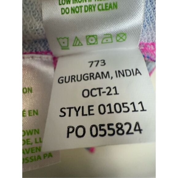 Lilly Pulitzer Jensen Sweatshirt in Plumeria Pink Untamed Hearts Size Small - Picture 4 of 6